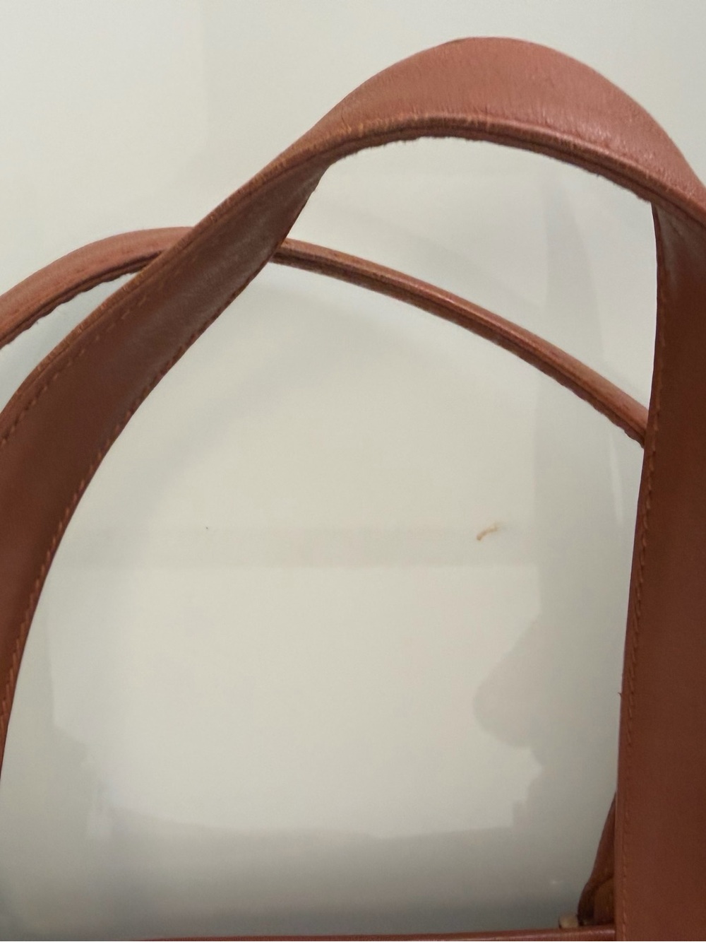 MCM Cognac and Orange Visetos Stripe Tote with Matching Wallet - Picture 13 of 14